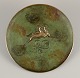 Ove Fritz 
Rasmussen, 
dansk 
bronzestøber.
Art Deco 
bronzefad.
Motiv af 
springende 
rådyr.
Ca. ...