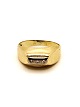 14k guldring 
med brillanter: 
3 x 0,01 ct i 
alt 0,3 ct
Ringstørrelse 
50
Ref. A1275