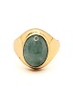 14k guldring 
med stor jade 
14 x 10 mm 
Ringstørrelse 
60
Ref. 1426