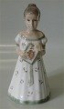 Lyngby figur. 
96 Lyngby 
SkolePige 
"Charlotte" 18 
cm Stemplet med 
Kongelig Krone, 
Handpainted, 
...