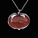 Large Danish 
Sterling Silver 
Amber 'Apple' 
Pendant.
Designed and 
crafted in 
Denmark.
Stamped ...
