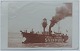 Postkort:.
"Svinbådan" 
Svensk fartøj. 
Sendt fra 
Sverige til 
Danmark I 1912. 
I god stand.