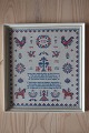 An antique 
Sampler, 
handmade 
embroider, in 
the original 
...