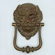 French lion door knocker in bronze