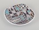 Ingrid 
Atterberg for 
Upsala Ekeby.
Large ceramic 
dish, 
polychrome 
glaze.
Geometric ...