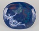Danish 
ceramicist. 
Unique ceramic 
dish.
Motif of a 
swimming 
couple. Hand 
glazed. 
Polychrome ...
