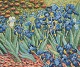 Ubekendt 
kunstner, olie 
på lærred.
Blomstermark.