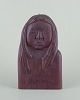 Grønlandica, 
trærelief af 
grønlandsk 
kvinde.
Grønlandsk 
kunsthåndværk. 
Snittet i 
hånden.
Ca. ...