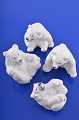 Polar bears 
from Royal 
Copenhagen. 
Bear family, 4 
bear cubs no. 
22745. 22746, 
22747 and 
22748. ...
