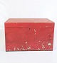 Antik Rød Malet Kiste - Med Opbevarings Rum - År 1830
God Stand

