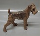 Dahl Jensen 
Hund 1079 
Airedale 
Terrier (DJ) 
20.3 cm 1. sort
Mærket med 
kongelig krone 
og DJ ...