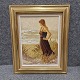 Maleri med 
oliemaling på 
lærred, med 
motiv af kvinde 
på stranden
Kunstner 
Carsten Vammen 
...