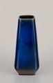Sven Jonson for 
Gustavsberg. 
"Lagun" vase in 
glazed 
stoneware. 
Beautiful glaze 
in blue ...