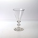 Antik glat 
anglais 
hedvinsglas
Fremstår med 
brugsspor
Højde 11,7 cm
Diameter top 
6,4 ...