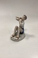 Bing and Grondahl Figurine No. 2344 - Boy playing flute. Designed by Vita Thymann. 1st Quality. ...