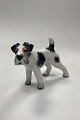 Dahl Jensen 
Figur - Ruhåret 
Foxterrier No. 
1009. 2. 
Sortering  med 
lille sort plet 
på ...