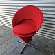 Kræmmerhus 
stol. Cone 
Chair. 
Design af 
Verner Panton 
Nybetrukket 
med Rødt 
Hallingdal ...