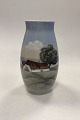 Bing og 
Grøndahl Vase - 
Landlig Idyl 
No. 577/5247. 
Måler 22,5 cm / 
8,85 in.