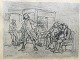 Wilhelm 
Marstrand 
(1810-73):
Erasmus 
Montanus 
disputerer med 
Per Degn.
IV akt - 2 ...