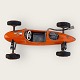 Tekno, Orange 
racerbil, 7,5cm 
bred *Brugt 
stand*