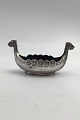 Svensk Sterling 
Sølv Saltkar 
(Viking 
Dragebåd) Måler 
8.5 cm x 3.2 cm 
(3.34 inch x 
1.25 inch) ...