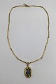 Bent Gabrielsen 
18ct Gold 
Necklace and 
Pendant (Opal)