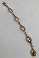 Hans Hansen 14K 
Guld Armlænke 
Måler 19 cm 
(7.48 inch) 
Vægt 30.6 gr 
(1.08 oz)