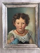 Maleri - 
Portræt af 
Elisabeth 
Schaumburg-
Müller 4 år 
1882.