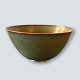 Saxbo; Skål af 
keramik #3.
Dekoreret med 
grøn/brunlig 
glasur.
Stemplet "3 
Saxbo, 
Denmark".
H. ...