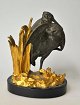 French bronze 
pen holder, 
19th century.