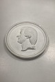 Royal 
Copenhagen 
Bisquit Platte 
med motiv af 
Mand
Måske designet 
af Thorvaldsen
Har lille ...