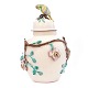 Lidded faience 
vase by 
Marieberg, 
Sweden. Signed 
circa ...