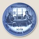 Royal 
Copenhagen, 
Jubilæumsplatte, 
Danmarks radio, 
1925- 1975, 
18cm in 
diameter, 
Design Sven ...