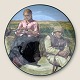Christineholm, 
Porcelain, 
Collection 
series 
Skagensmalerne, 
"Blinde 
Kristian and 
Tine in the ...
