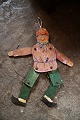 Decorative bouncer in painted wood with a super fine patina from the late 19th 
century...