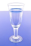 Bl klokke Glas
