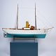 Large ship model after Swedish Skærgårds steamship. Fitted with steam engine. Sweden around year ...
