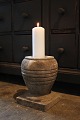Gammel fransk 
krukke 
(Lysestage til 
bloklys) 
i massiv 
marmor med en 
SUPER fin 
patina. 
(MEGET ...