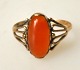 8 carat gold 
ring with 
polished amber 
piece, Josef 
Kahn, 
Copenhagen 
(after 1935) 
Denmark. ...