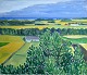 Swane, Lars 
(1913 - 2002) 
Denmark: Cloudy 
weather, 
Holtbjerg, 
Vendsyssel. Oil 
on canvas. 
Signed. ...