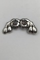 Evald Nielsen 
Sølv Broche 
(Månesten) 
Måler 5 cm x 
2.2 cm (1.96 
inch x 0.86 
inch) Vægt 8.6 
gr ...