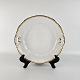 Rundt fad fra 
stellet 
Offenbach med 
guldkant. Nr. 
101
Design 
Heinrich Hansen
Producent Bing 
...