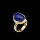 Steen 
Solodziuk. Ring 
i 14k guld med 
Lapis Lazuli.
Tegnet og 
udført hos Erik 
Steen Solodziuk 
- ...
