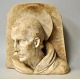 Dansk kunstner 
(20. årh): Gips 
figur buste af 
Frans af 
Assisi, 1917. 
25,5 x 25,5 cm. 
Figuren er ...