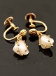 14 carat gold 
ear rings with 
mother of pearl 
0.7 x 1.2 cm. 
from jewels B 
Hertz 
Copenhagen item 
...