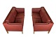 Sæt af 2 
to-personers 
sofaer, model 
2212, designet 
af Børge 
Mogensen for 
Fredericia 
Stolefabrik ...