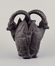 Hjorth, 
Bornholm.
Beautiful vase 
in black 
terracotta with 
an ibex motif.
Early ...