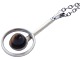 Sterling silver 
necklace with 
tigereye 
pendant.
Hallmarked 
"925S".
The chain 
measures 50.0 
...