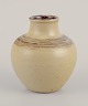Carl Halier / 
Patrick 
Nordström for 
Royal 
Copenhagen.
Ceramic vase. 
Glaze in 
gray-green and 
...