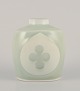 Nils Thorsson 
for Royal 
Copenhagen.
Rare ceramic 
vase in celadon 
glaze. Motif of 
a four-leaf ...